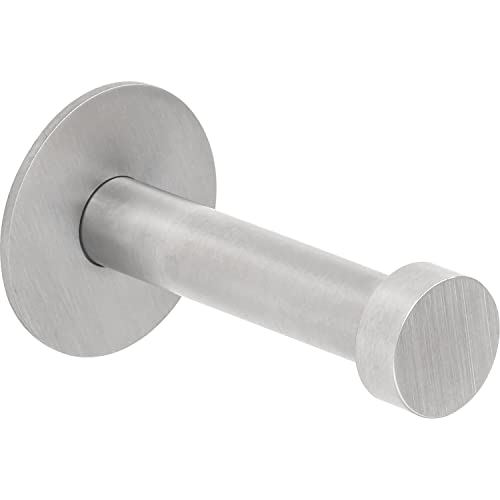 Alles Im Griff Gancio Da Parete Pirwa 1 – Gancio Appendiabiti Da Parete Singolo – Gancio Appendiabiti Con Piastra Di Base Profondità 52 Mm, In Acciaio