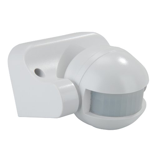 Unitec 44174 - Rilevatore Di Movimento A 180°, 1000W, Colore: Bianco