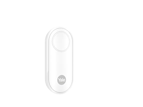 Yale Pulsante Al-Pb-1A-W Per Allarme Smart, Funzione Campanello O Pulsante Antipanico, Avvisi Di Allarme In Tempo Reale, Tecnologia Yale Horizon+, Cop