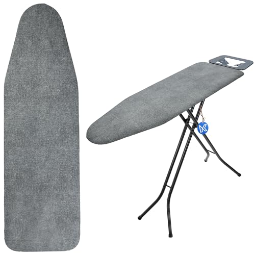 Kadax Copriasse Da Stiro Con Coulisse, Rivestimento Per Asse Da Stiro Per Una Stiratura Più Veloce, Copertura Universale Per Asse Da Stiro In Cotone (