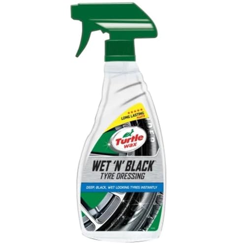 Turtle Wax 51801 Wet N Black Pulizia E Brillantezza Dei Pneumatici Per Un Aspetto Bagnato 500Ml