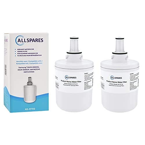 Allspares - Filtro Dell'Acqua Per Frigoriferi Samsung Aqua Pure Plus / Da29-00003F / Da29-00003G / Hafin2 2 Pack