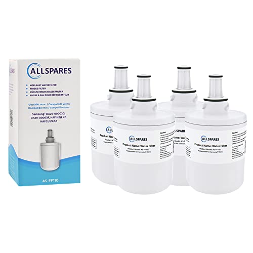 Allspares - Filtro Dell'Acqua Per Frigoriferi Samsung Aqua Pure Plus / Da29-00003F / Da29-00003G / Hafin2 4 Pack