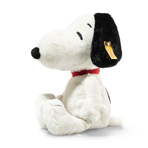 Steiff Peluche Snoopy, Peluche Per Ragazzi, Ragazze E Bambini A Partire Da 0 Mesi, Soft Cuddly Friends, 30 Cm, Bianco, 024702