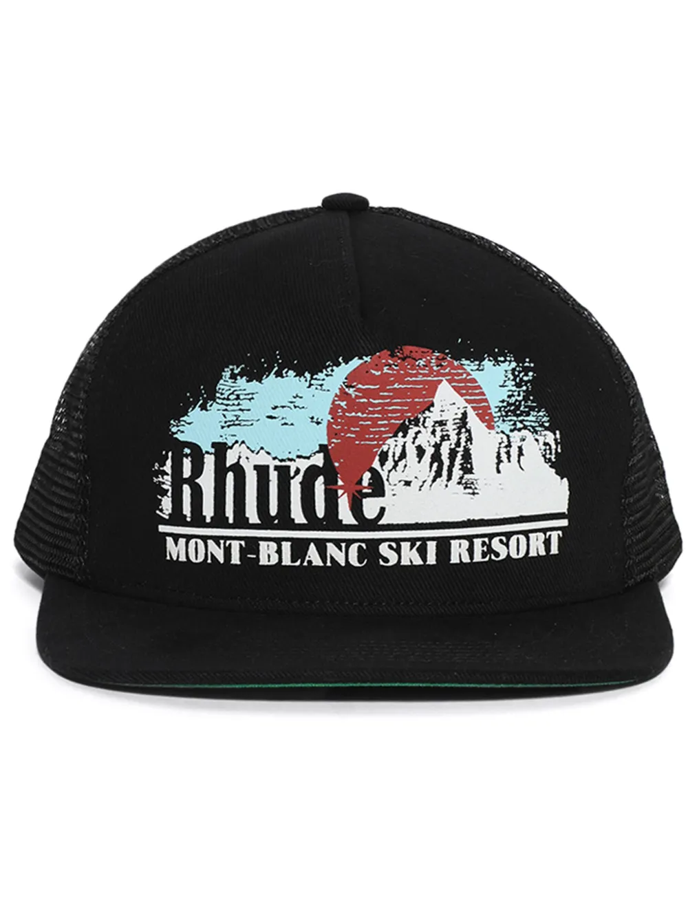 RHUDE Graphic-stamp cap - Nero