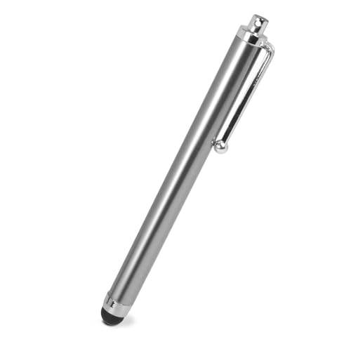 Ociodual Penna Touch Screen, Penna Capacitiva Argento Per Tablet/Ipad/Iphone/Smartphone/Android/Ios, Penna Touch Universale, Punta In Gomma Da 7 Mm