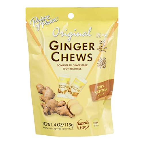 Ginger Chews Original Prince Of Peace 4 Oz Bag