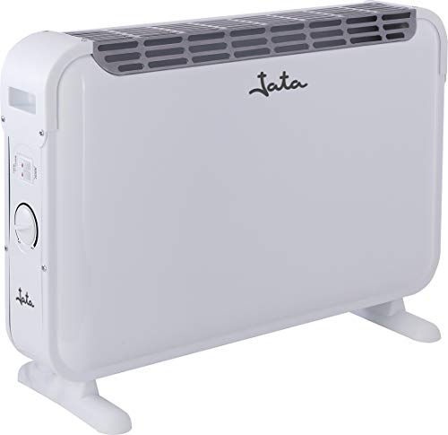 Jata C214 Radiatore/Convettore Con 3 Potenze Di Calore (750-1250 - 2000 W) E Termostato Dimmerabile Della Temperatura; Maniglie Di Trasporto. Silenzio