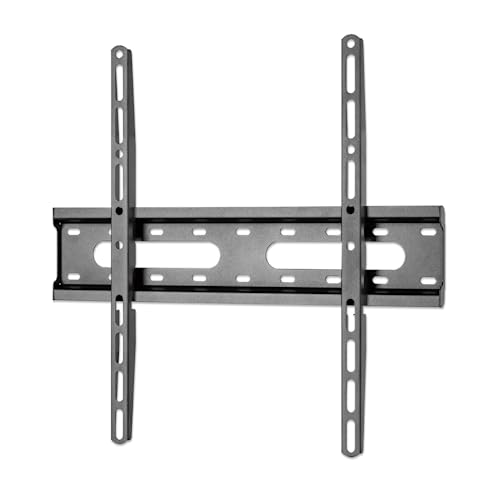 Manhattan 462266 Staffa A Muro Fissa Low-Profile Per Tv 32-55" Nero