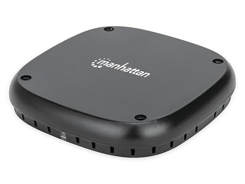 Manhattan 102346 Caricatore Wireless Rapido Da Sotto Scrivania 10W Nero