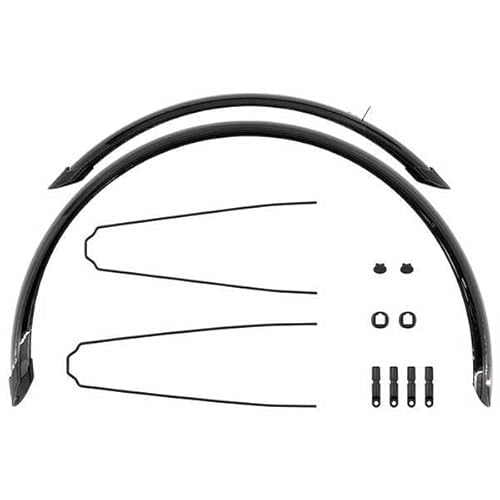 Accell Hunland Tria Ecrp Lfs, Set Di Parafanghi Unisex Adulto, Nero, Taglia Unica