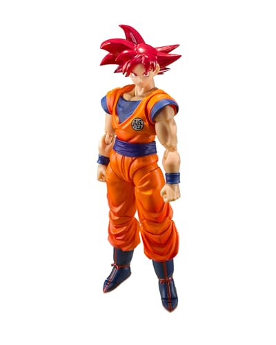 Bandai Tamashii Nations - Dragon Ball Super - Super Saiyan God Son Goku -Saiyan Dio Della Virtù, Spirits S.H.Figuarts Action Figure