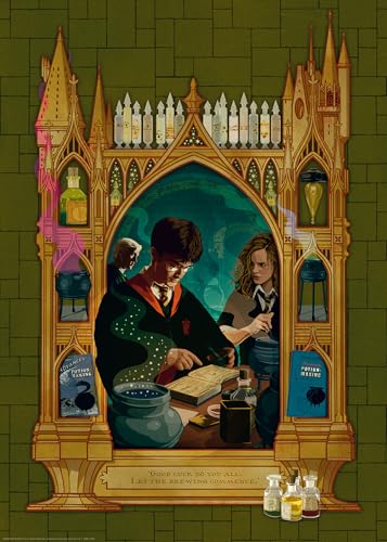 Ravensburger 12000531 - Harry Potter - Puzzle 1000 Pezzi – Puzzle Adulti E Ragazzi Da 14 Anni, Puzzle Harry Potter, Regalo Harry Potter