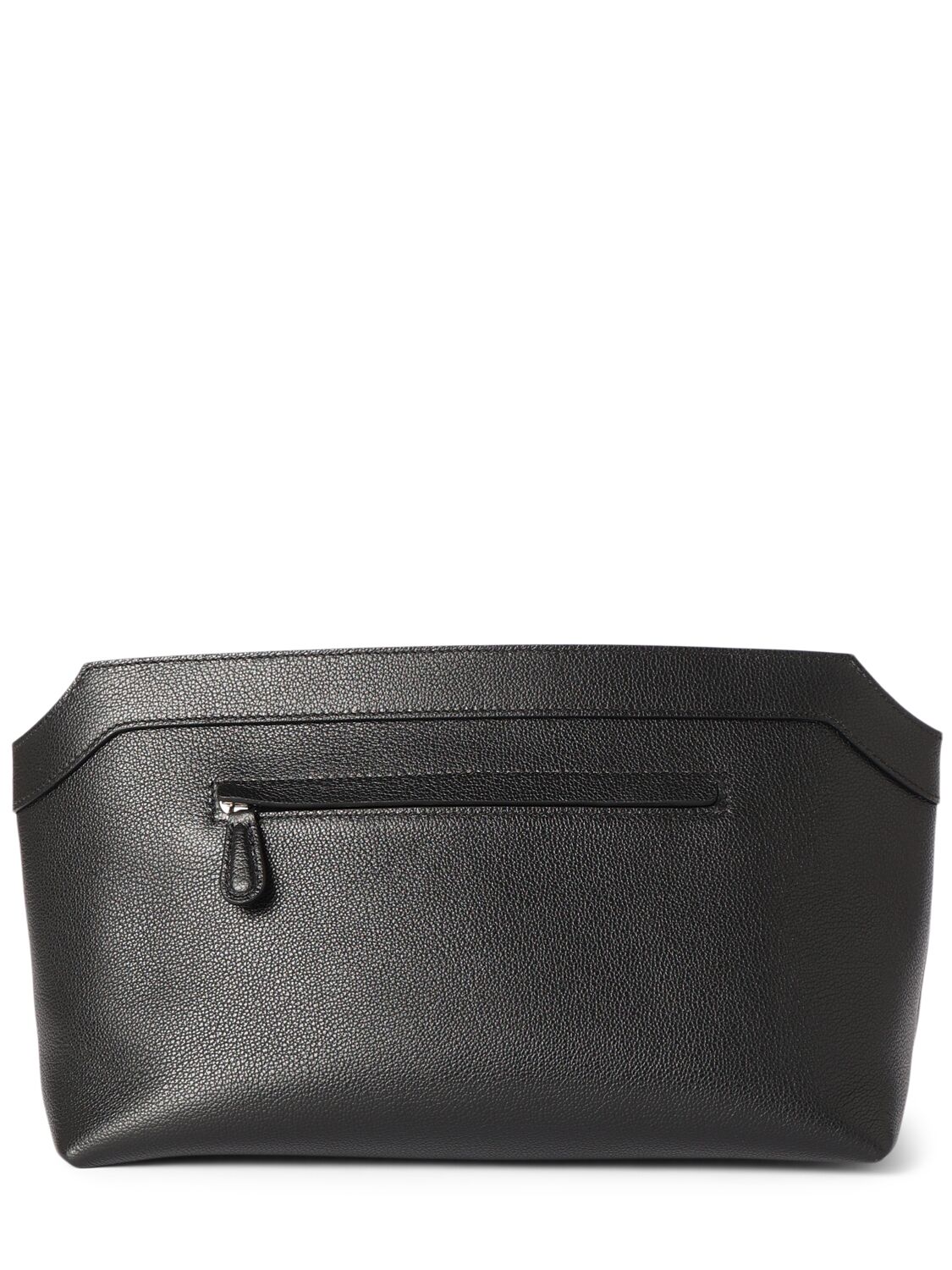 Pochette Terrasse In Pelle Martellata Lucida