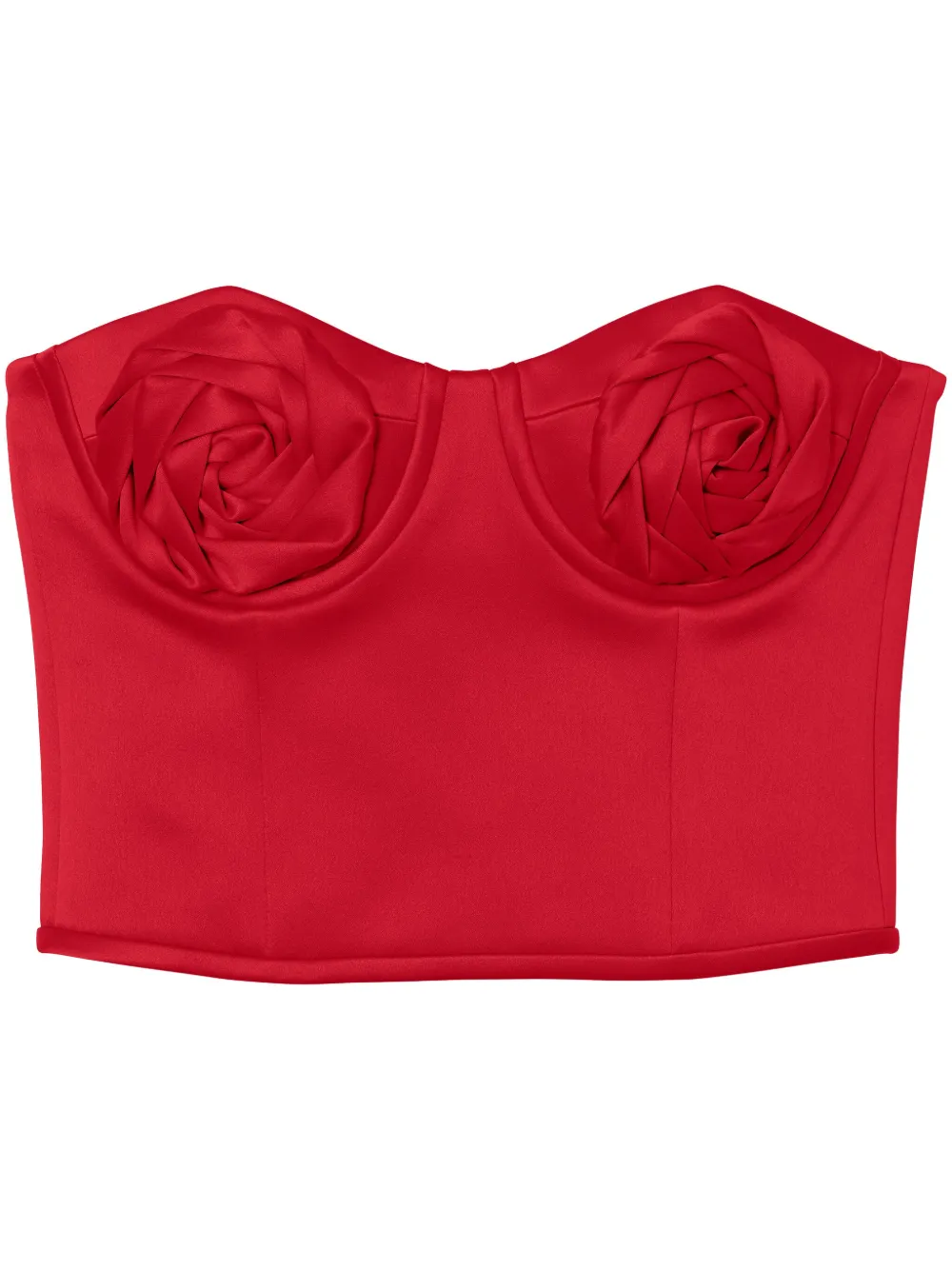 Marc Jacobs The Duchess Satin Rose corset - Rosso