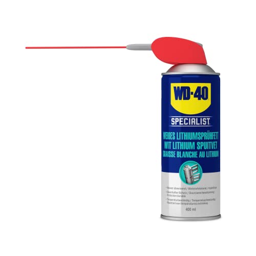 Wd-40 Specialist - Grasso Spray Al Litio Bianco Smart Straw, 400 Ml