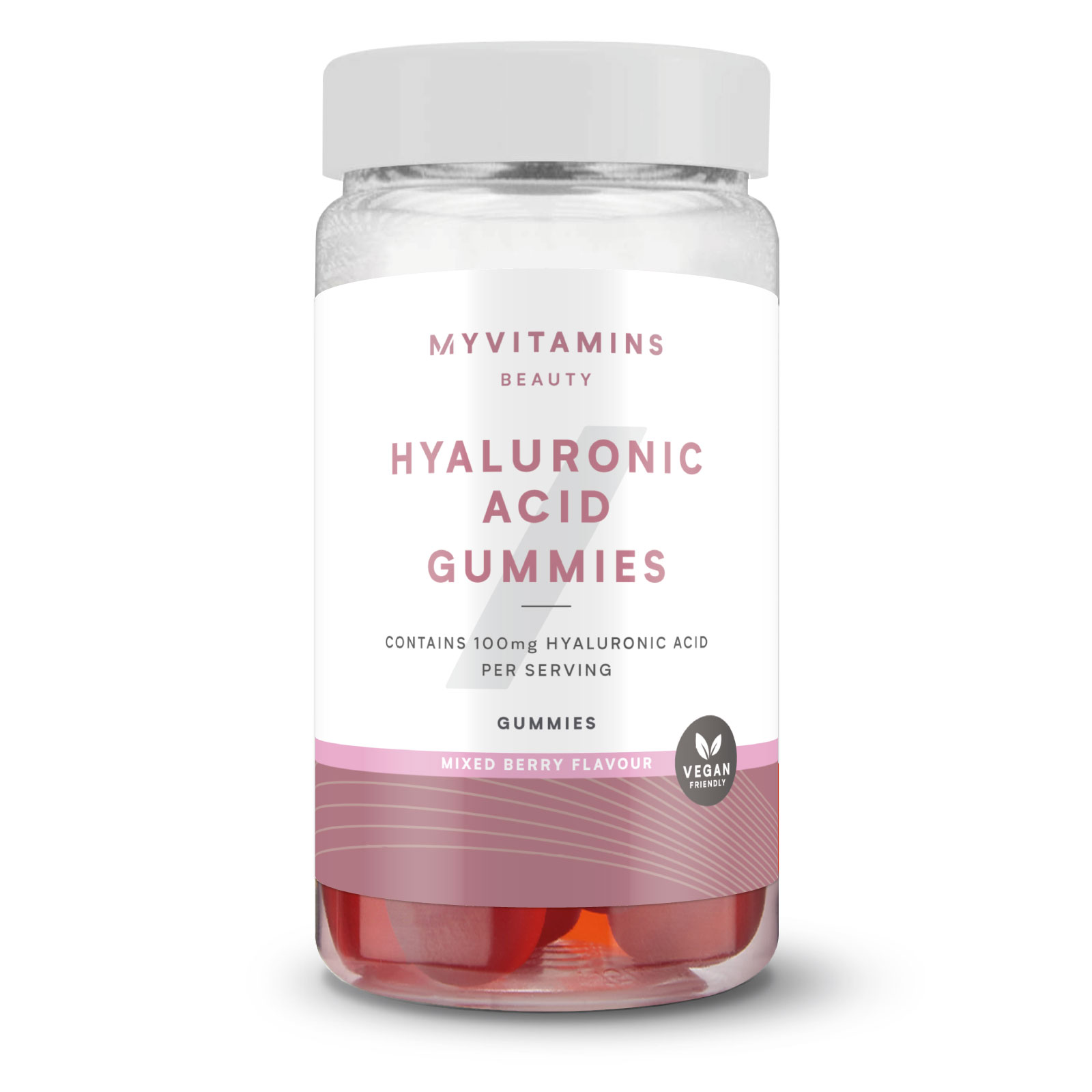 Myvitamins Hyaluronic Acid Gummies - 60Gummies - Mixed Berries
