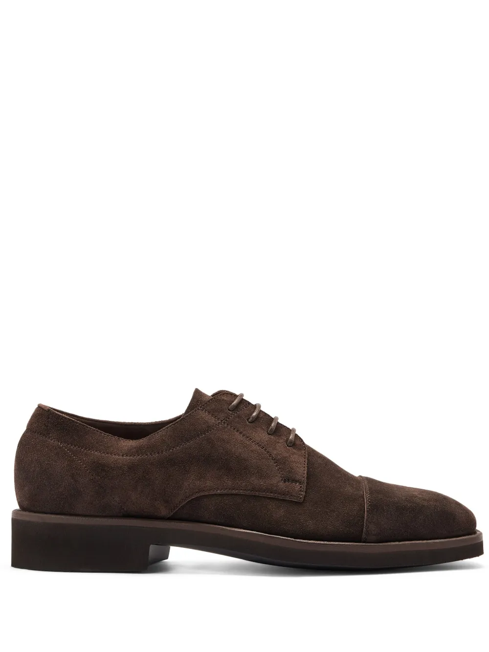 TOM FORD suede Derby shoes - Marrone
