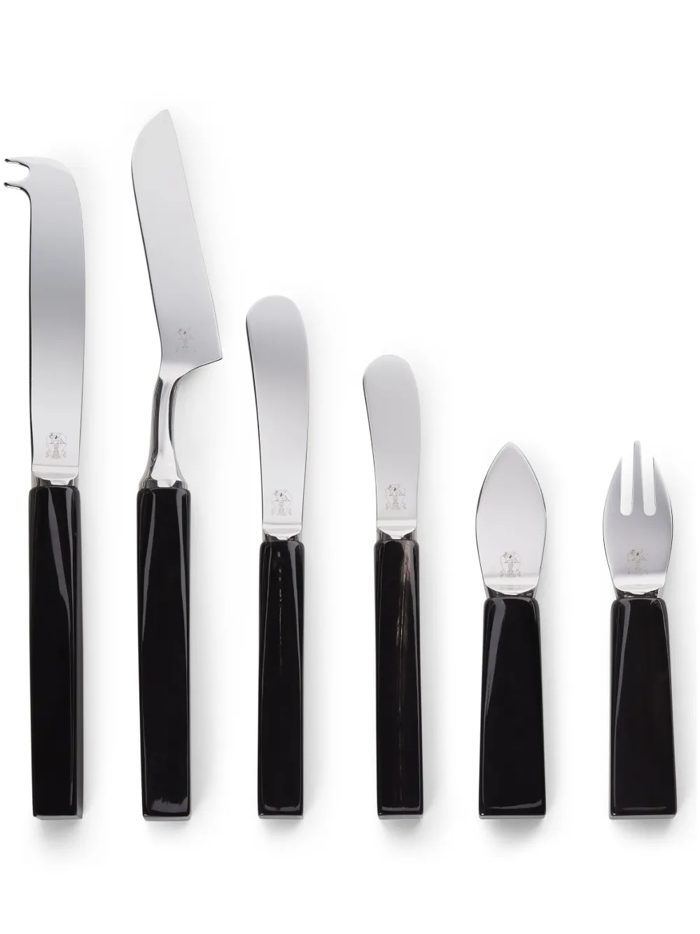 Brunello Cucinelli cheese cutlery set - Nero