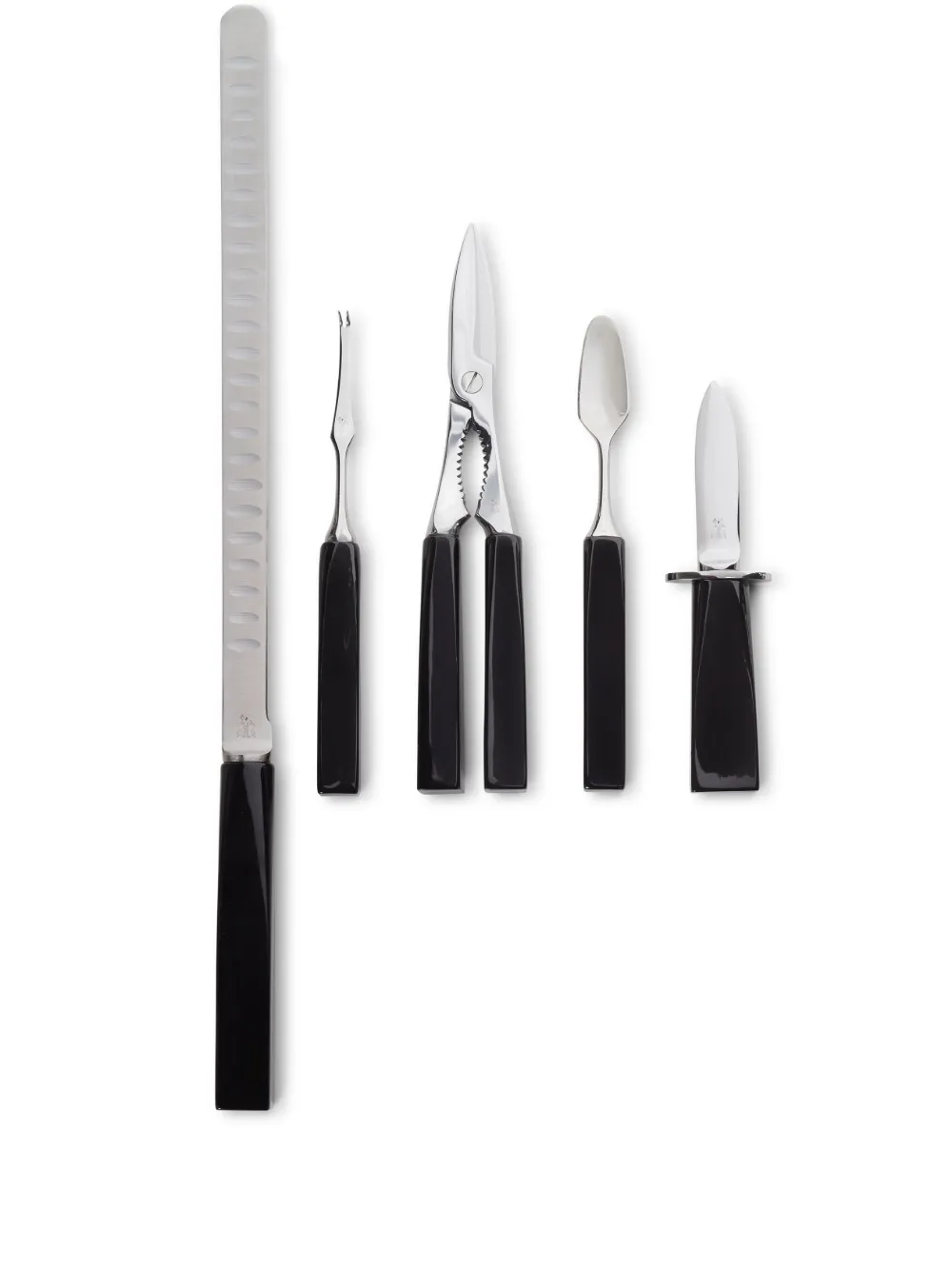 Brunello Cucinelli crudités cutlery (set of five) - Nero