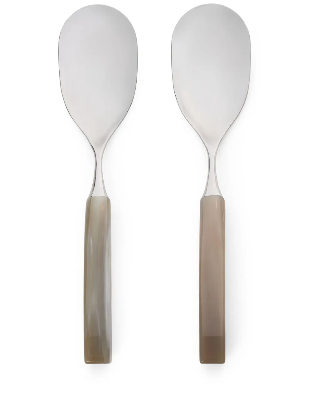Brunello Cucinelli stainless steel spoons (set of of two) - Toni neutri