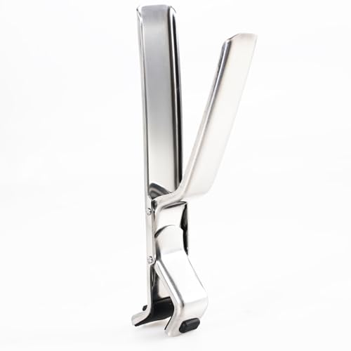 Kerafactum Pratica Pinza Per Pizza, Pinza Per Pizza, In Acciaio Inox, 19 Cm, Color Argento