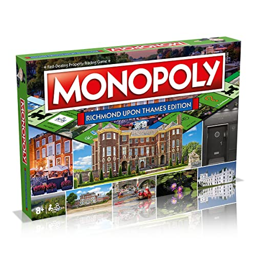 Winning Moves Richmond Monopoly Board Game, Advance To Richmond Theatre, Richmond Park E Kew Gardens, 2-6 Giocatori È Un Ottimo Regalo Per Giocatori D