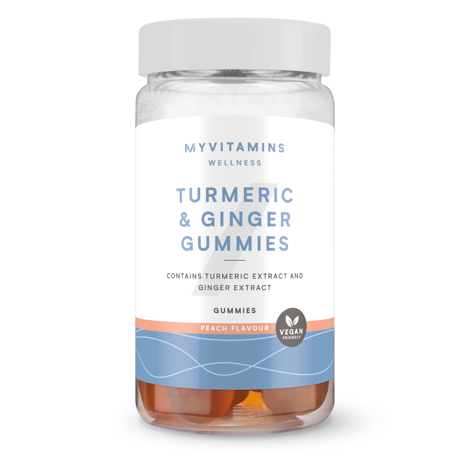 Curcuma e Zenzero in Caramelle Gommose - 60Gummies - Pesca