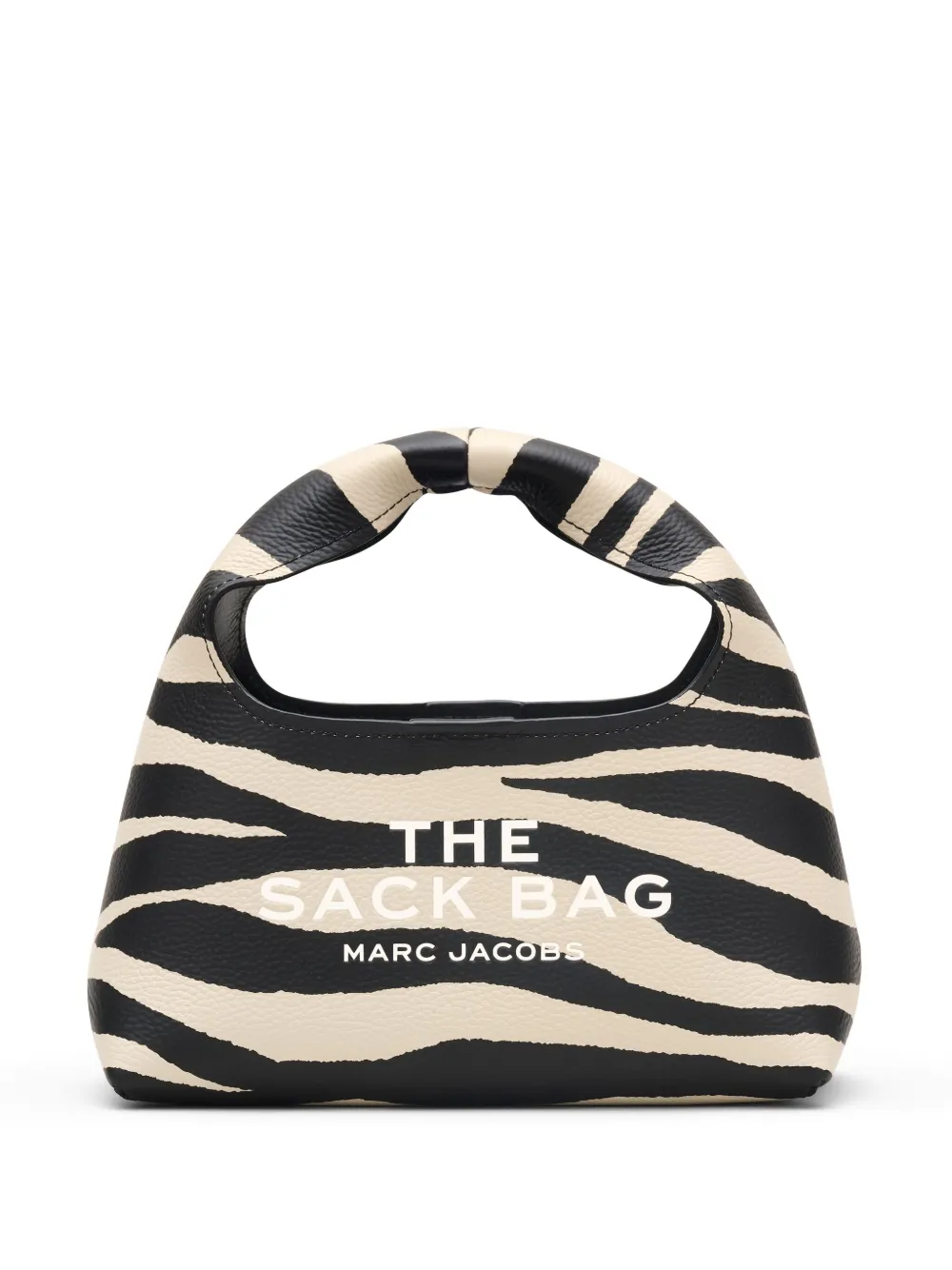 Marc Jacobs The Zebra Leather Mini Sack bag - Nero