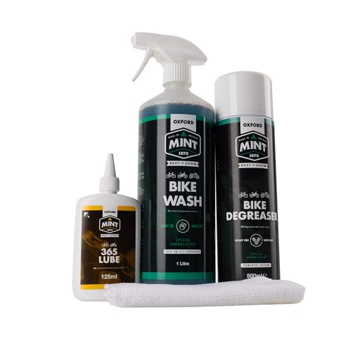 Oxford Mint Cycle Clean & Lube Kit (Oc501). Pulizia Biciclette E Cura Della Catena.