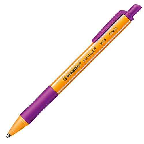 Penna A Sfera A Pressione, Stabilo Pointball, Penna Singola, Viola