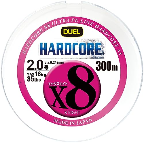 Duel Hardcore X8 Braided Line 300 M 35 Lbs
