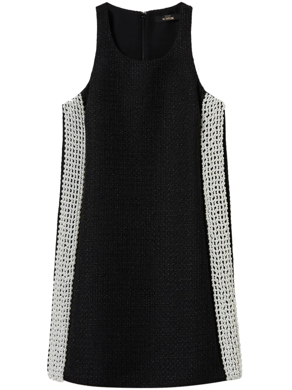 TWINSET pearl-embellished dress - Nero