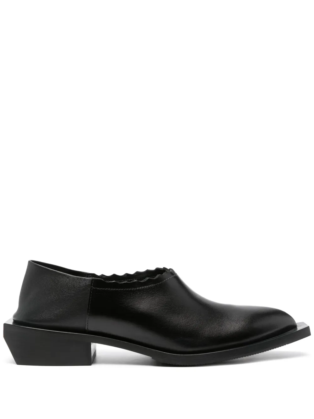 Moschino 40mm Cuban heel loafers - Nero