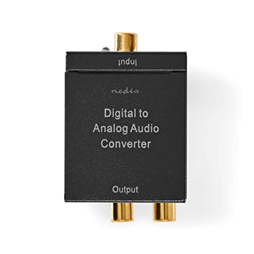 Convertitore Audio Digitale | Direzione Unica | Ingresso Collegamento: 1X Cavo Rca Digitale / 1X Toslink | Uscita Collegamento: 1X (2X Rca) / 1X 3.5Mm