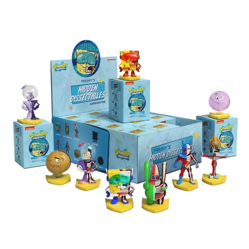 Mighty Jaxx, Blind Box Con Mini Figure Da Collezione Freeny'S Hidden Dissectibles Spongebob, Serie 4 (Super Edition), Ogni Confezione Contiene Una Min