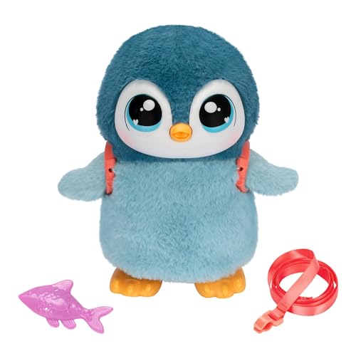 Little Live Pets Mon Petit Pinguin - Waddles | Giocattolo Interattivo Dolce Da Coccolare Che Cammina, Balla E Batte Le Ali. Al Di Sopra Di 25 Suoni E