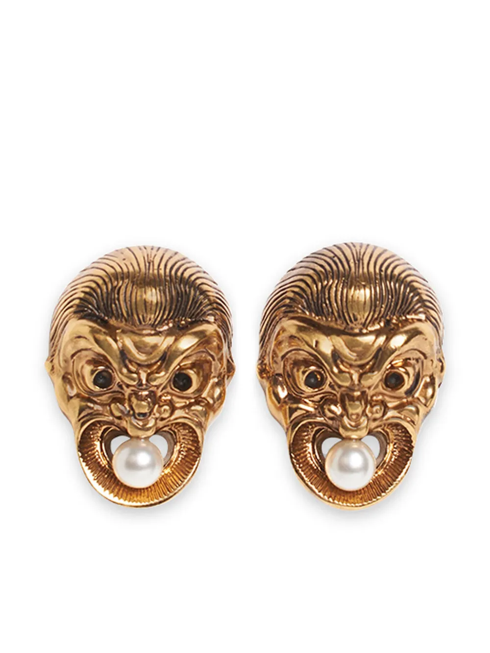 ETRO Masks pearl earrings - Oro