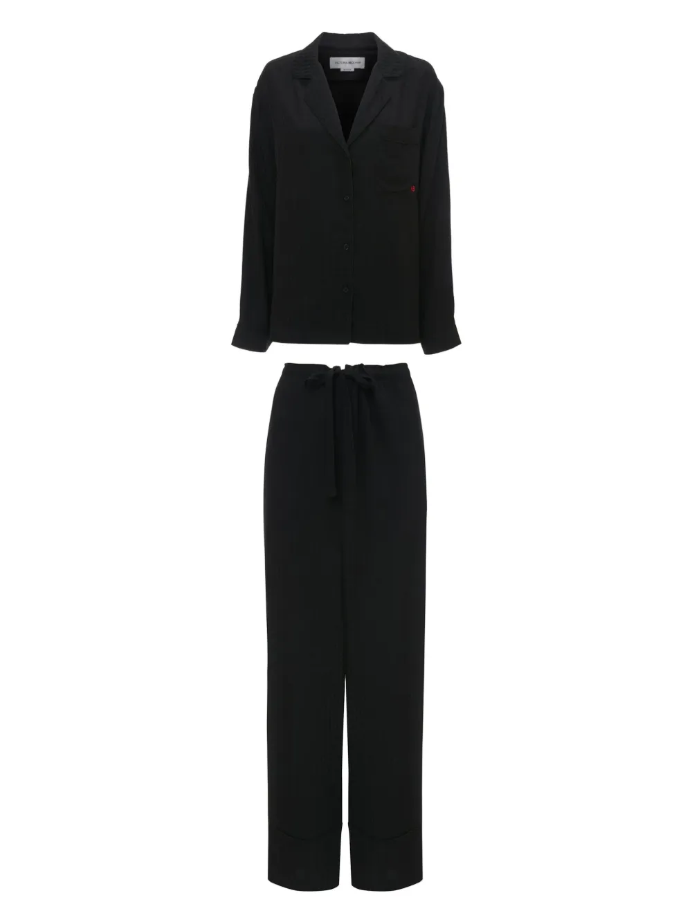 Victoria Beckham monogram pyjama set - Nero