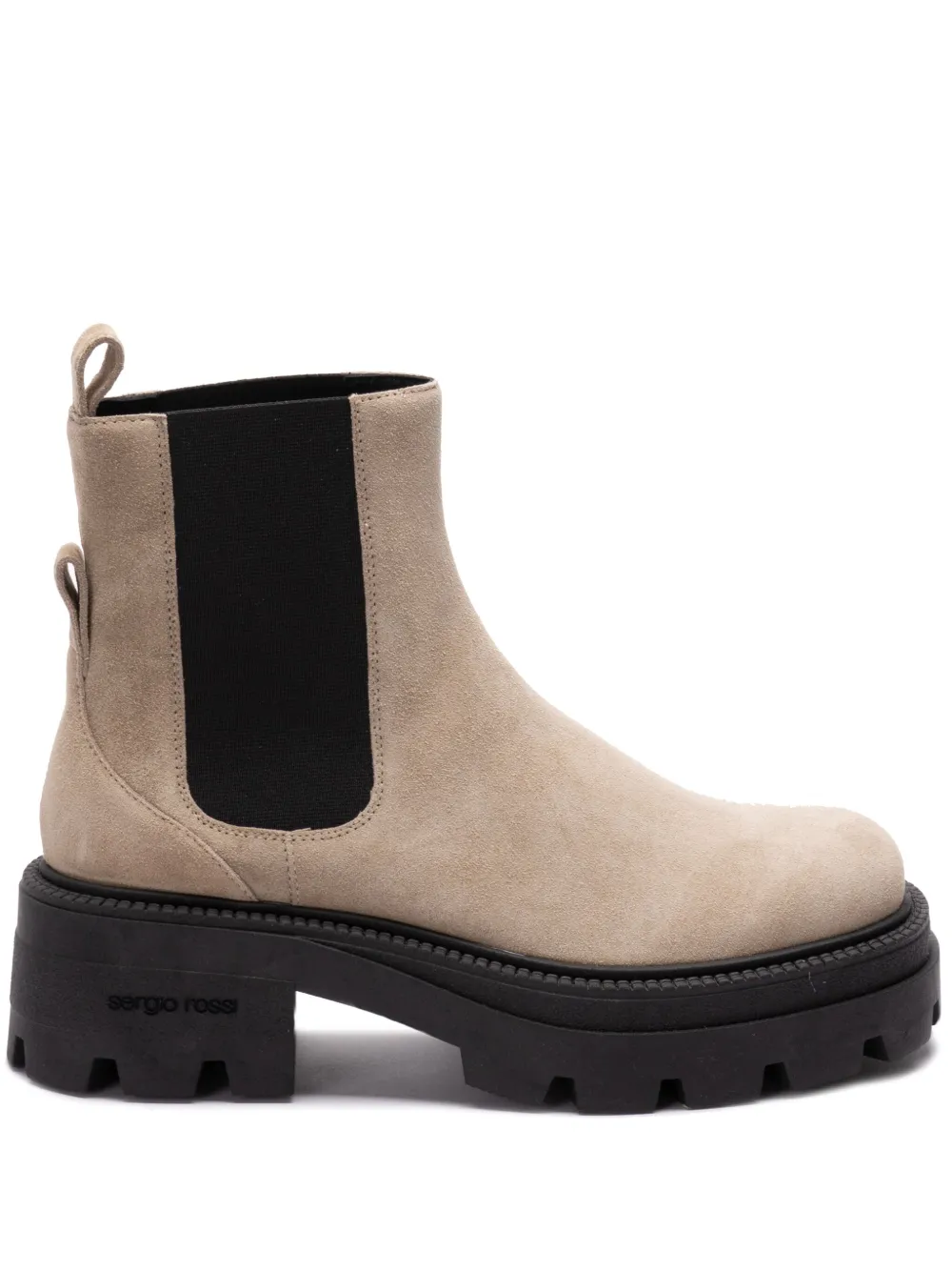 Sergio Rossi 25mm suede ankle boots - Toni neutri