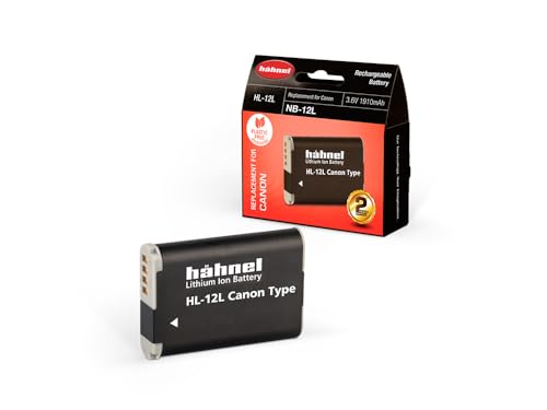Hähnel Batteria Di Ricambio Nb-12L (3,6 Volt, 1910 Mah) Per Canon Powershot G1 X Mark Ii/N100