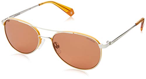Polaroid Pld 6070/S/X Sunglasses, J2B Silver Red, 56 Women'S