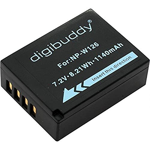 Digibuddy 8007989 - Batteria Agli Ioni Di Litio Per Fuji Np-W126S, Colore: Nero