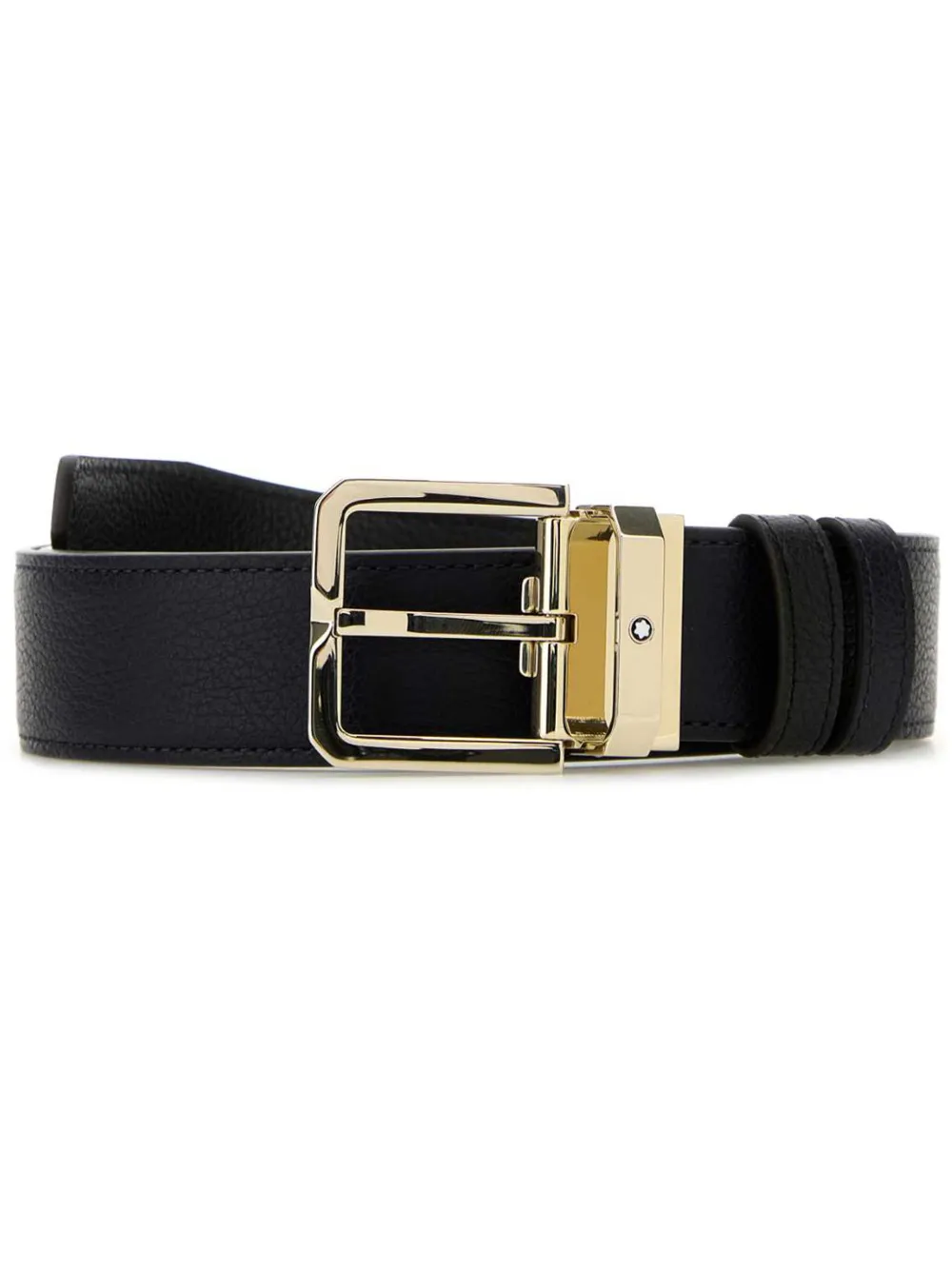 Montblanc leather belt - Nero
