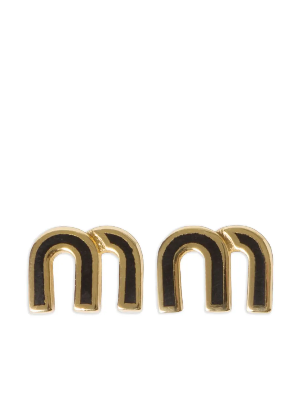 Miu Miu enameled earrings - Oro
