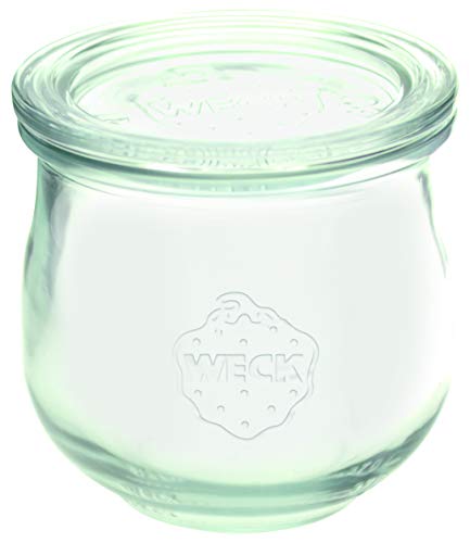 Weck Barattolo A Forma Di Tulipano, 370 Ml, Confezione Da 6