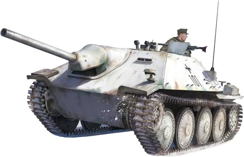 Takom Tak2181 1:35 - Carro Armato Da Caccia 38 (T) Versione Command Con Catene Invernali E Kit Completo Per Modellismo Interno In Plastica