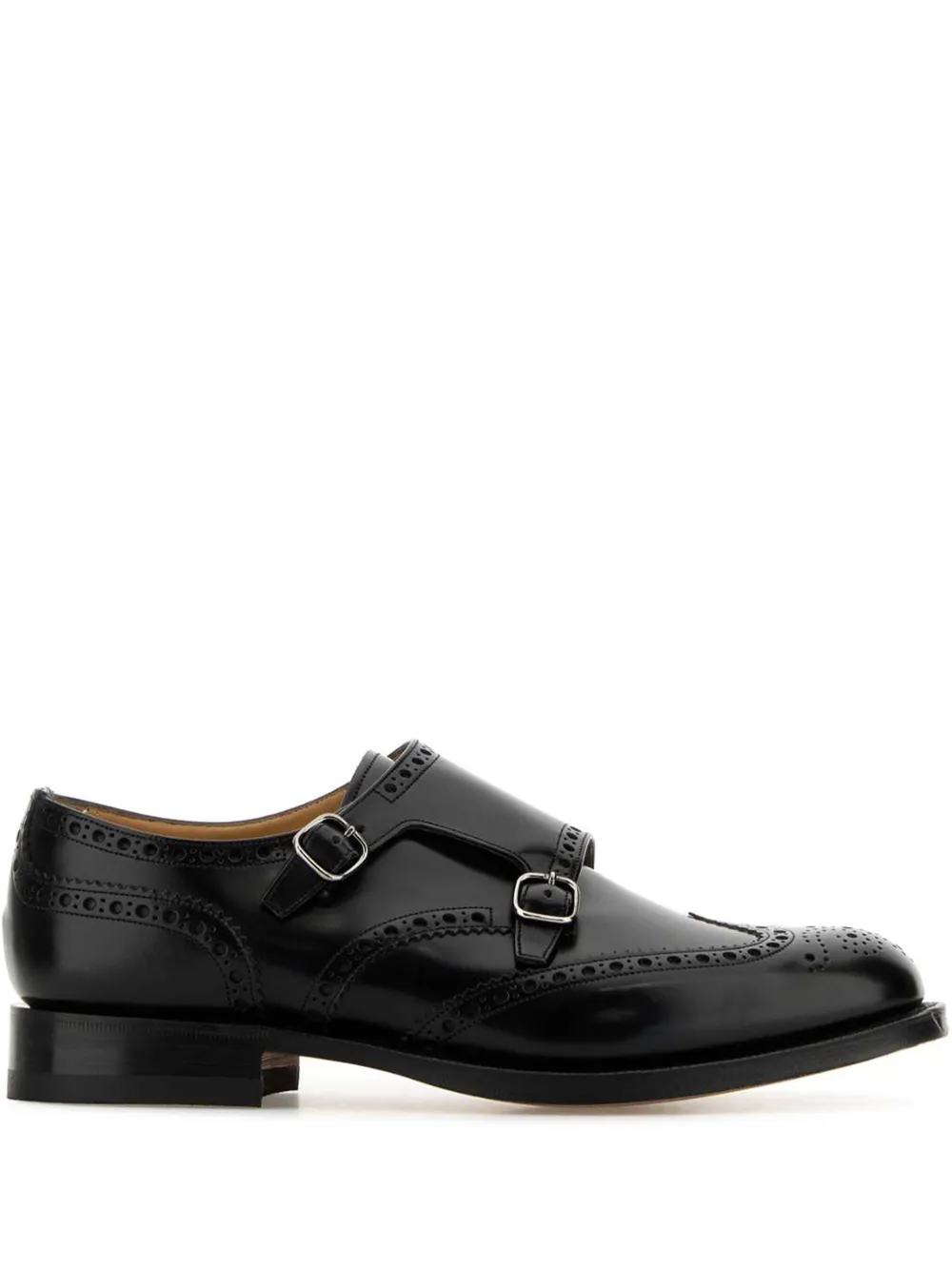 Church's leather monk-strap brogues - Nero