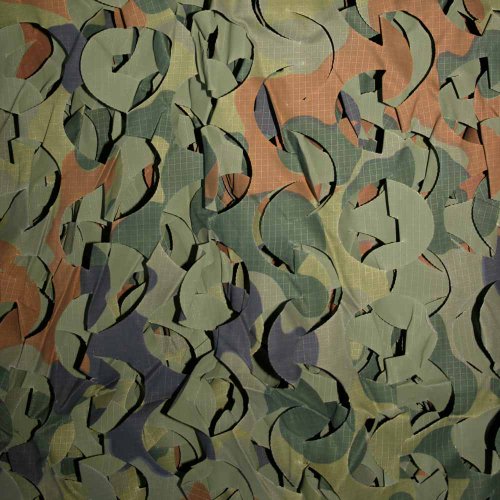 Mil-Tec - Leggera Rete Militare Base, Marrone (Rosso), 2,4X6,0