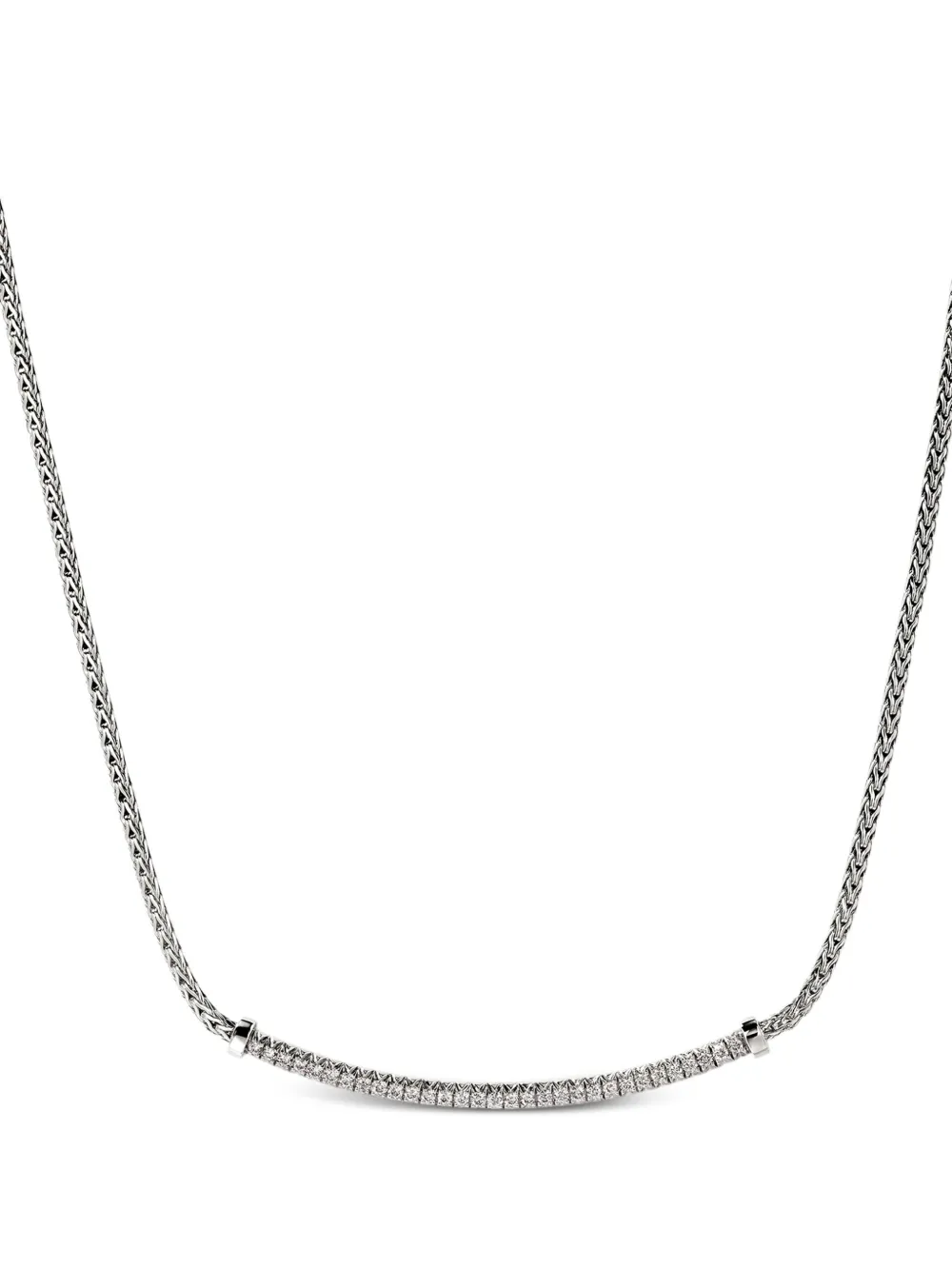 John Hardy JH Essential diamond necklace - Argento